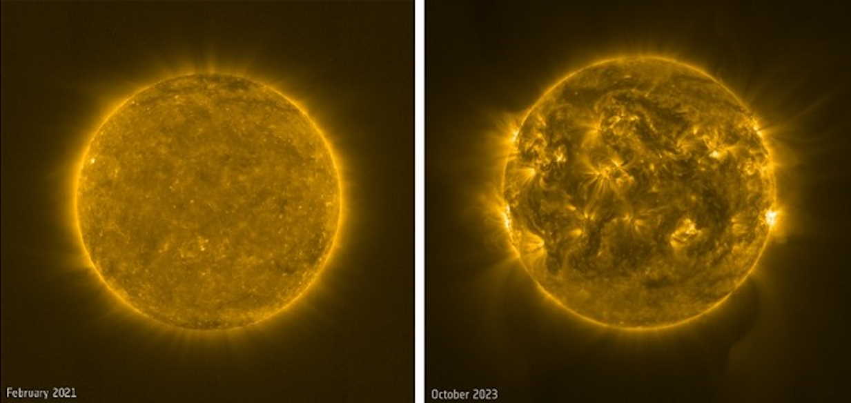 Cómo ha cambiado el Sol en dos ultimos años