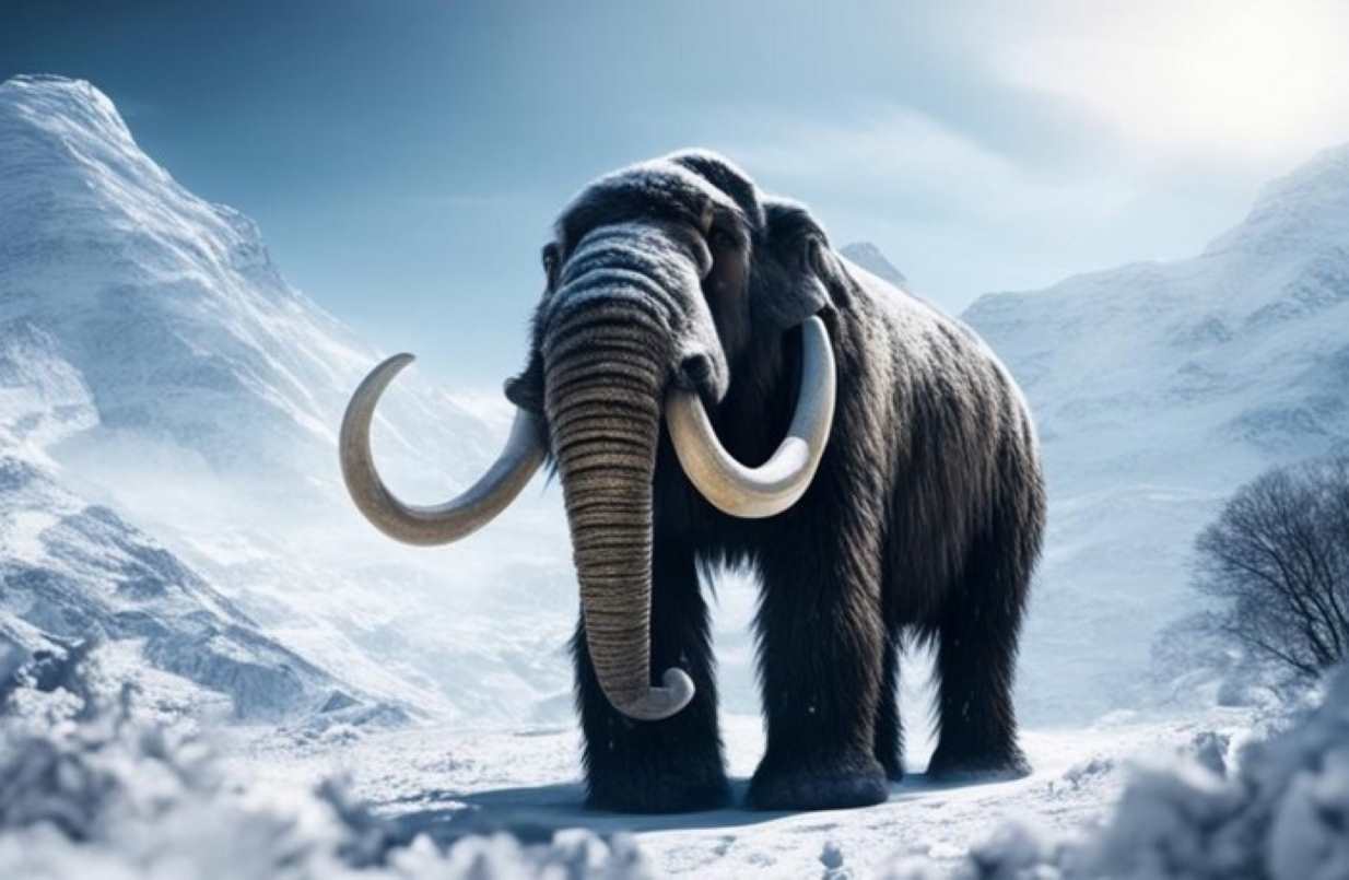imagen de mamut lanudo clonacion