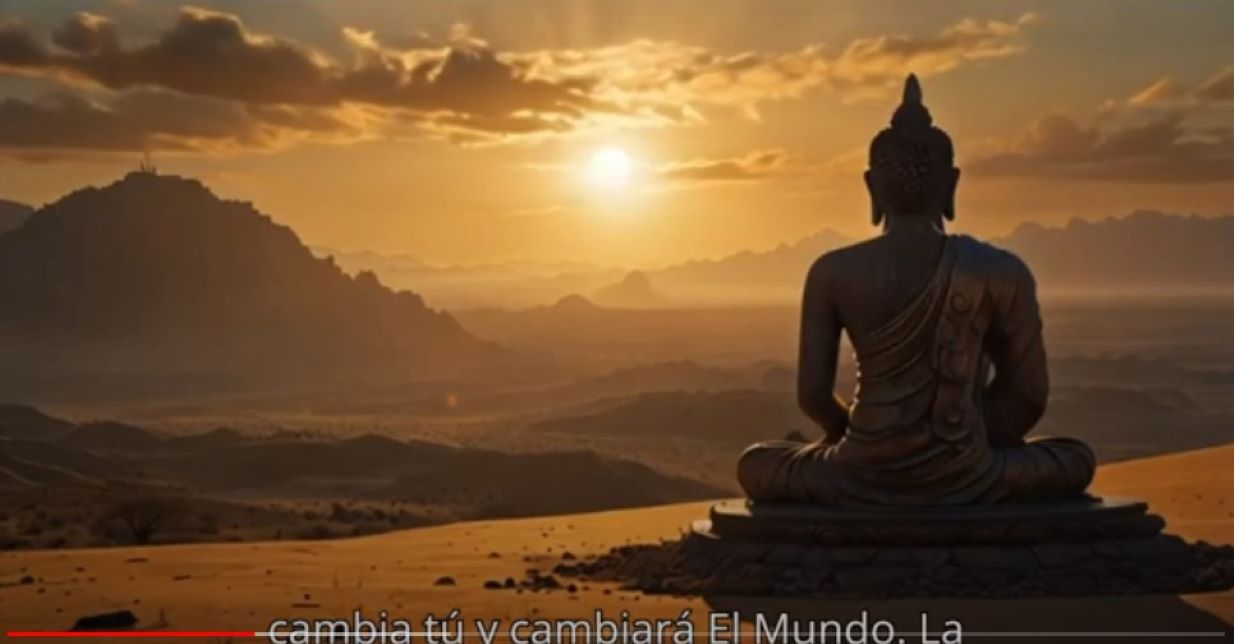 Estatua de Buda en el Desierto